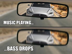 Drop bass in the car!