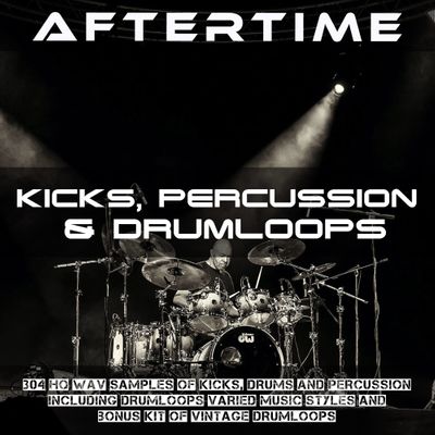 Download Sample pack AFTERTIME Kicks, Percussion & Drumloops