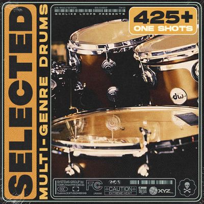 Download Sample pack Selected Multi-Genre Drums (425+ One Shots)