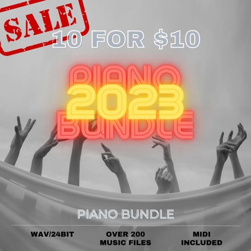 Royalty Free 10 Piano Sample Packs