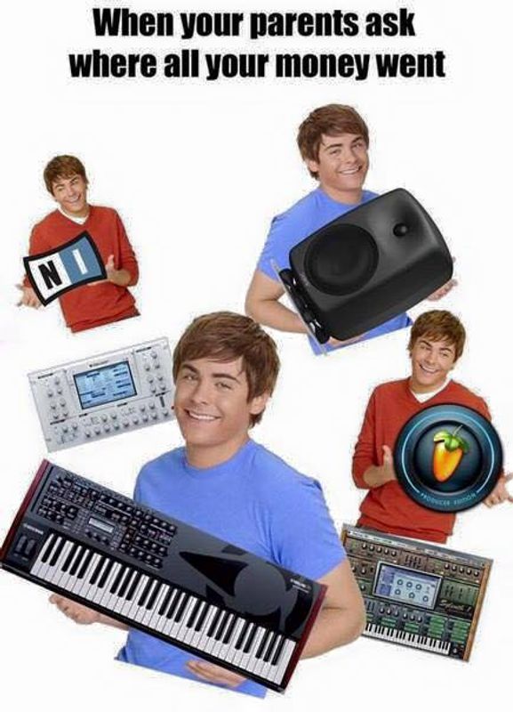 When your parents ask where all your money went...