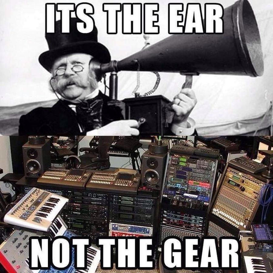 Its the ear not the gear